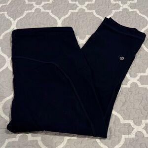 lululemon athletica Navy Crop Leggings